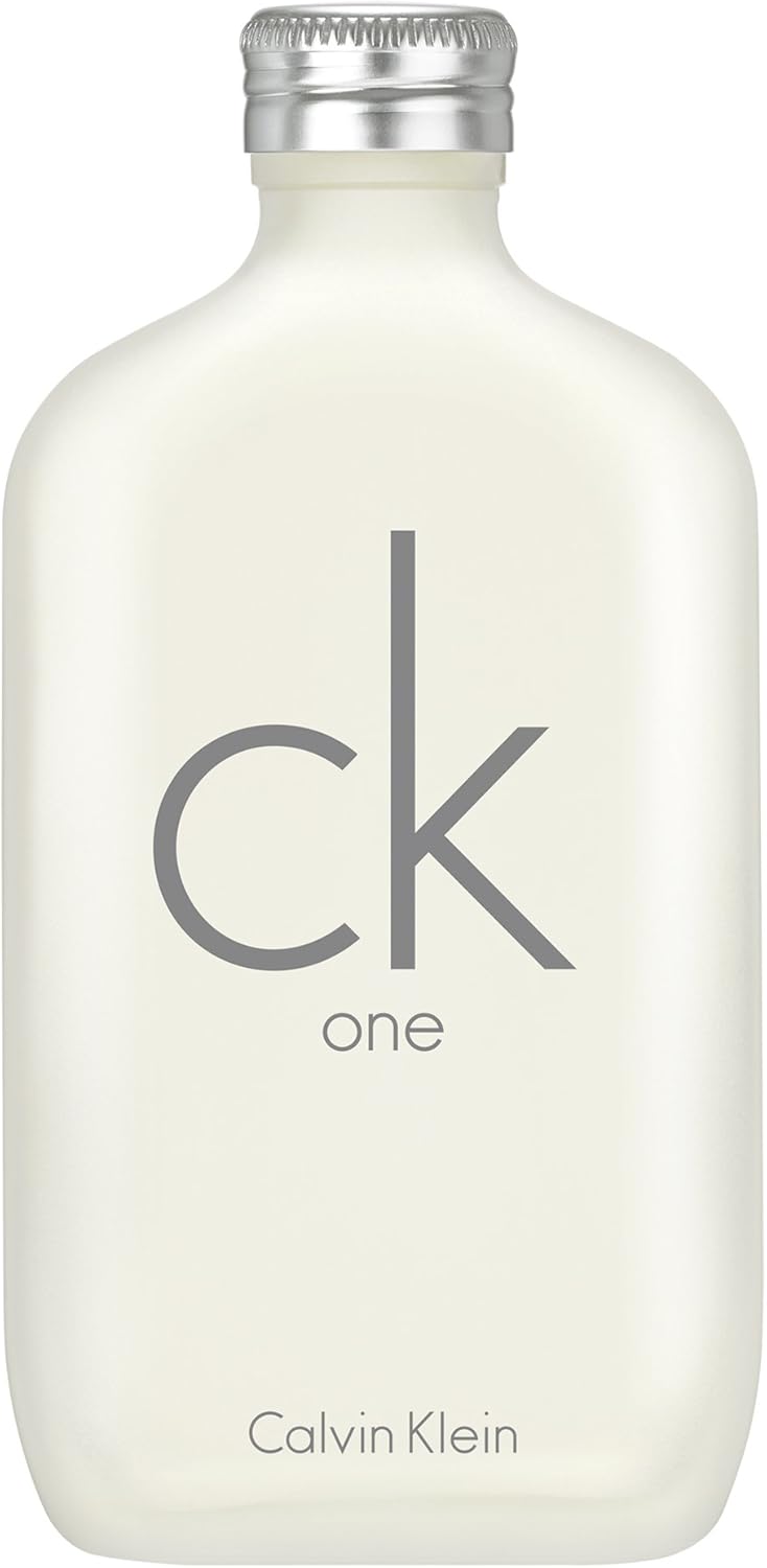 CALVIN KLEIN CK One - Unisex Eau de Toilette for All - Citrus & Aromatic Fragrance with Notes of Green Tea, Nutmeg and Musk - Medium Longevity